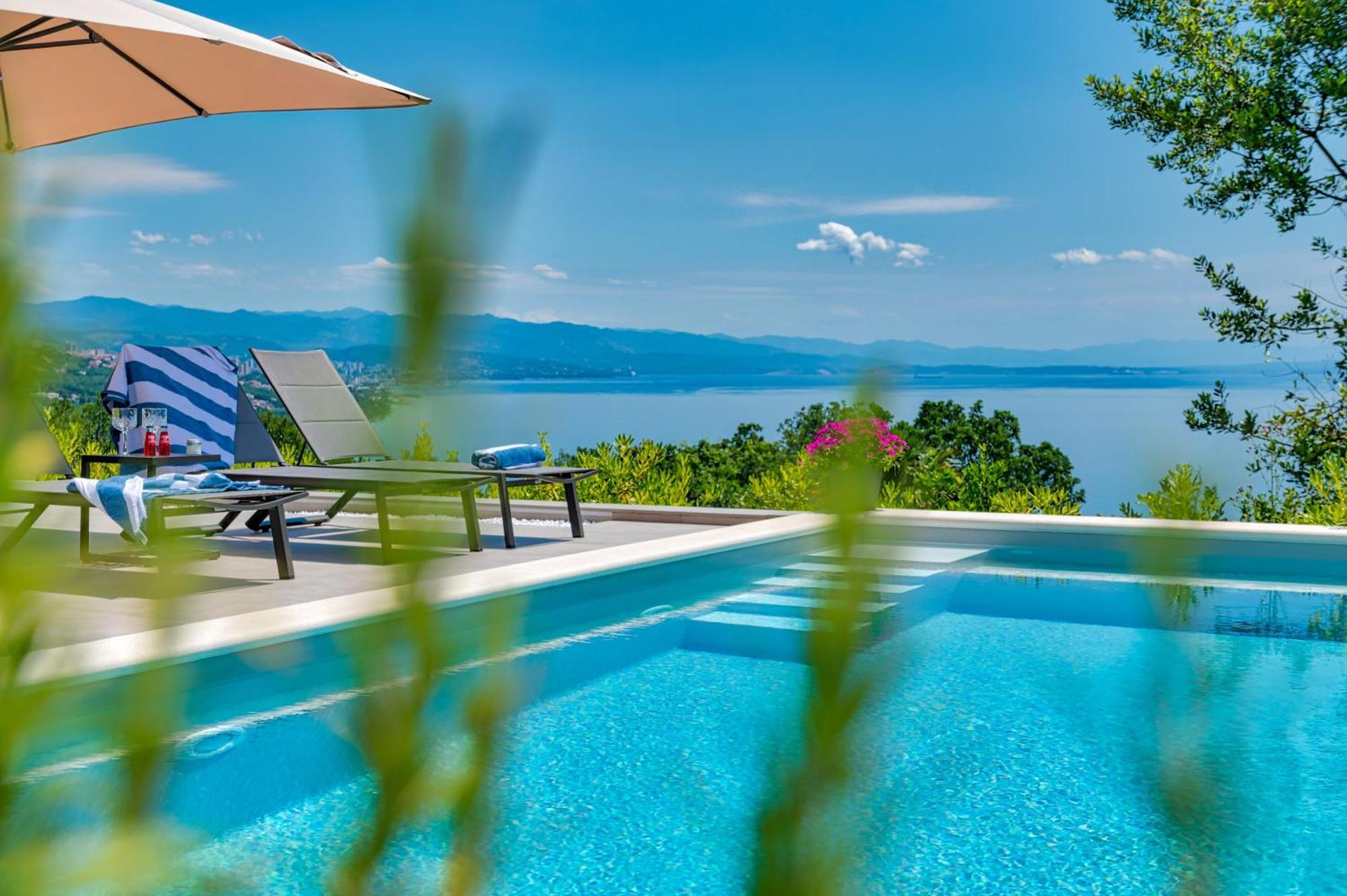 Casa Marta With Pool And Sea View Villa Opatija