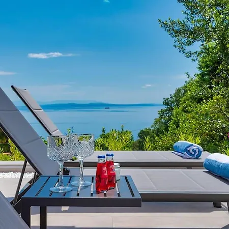 Casa Marta With Pool And Sea View Villa Opatija Exterior photo