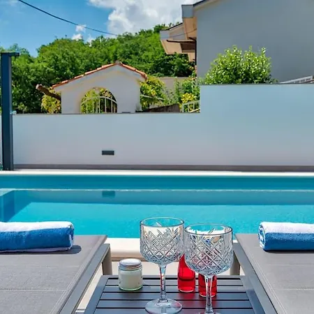 Casa Marta With Pool And Sea View Villa Opatija Exterior photo